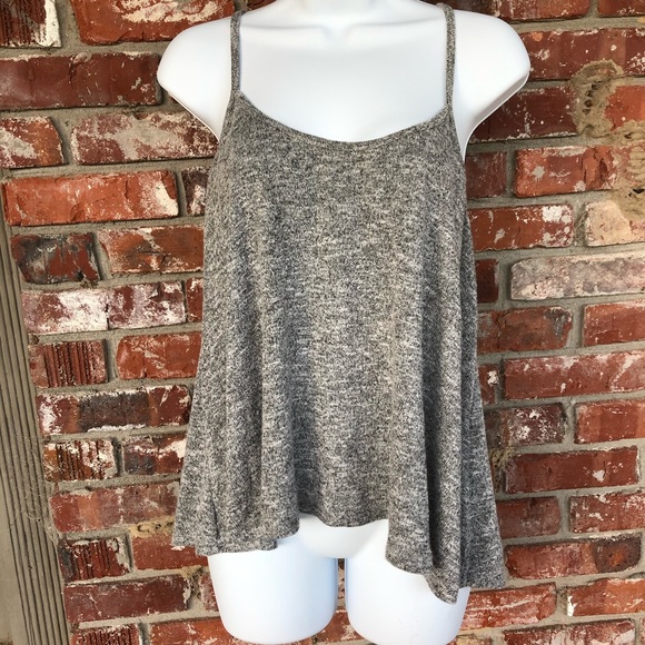 American Eagle Outfitters Tops - American Eagle Outfitters gray knit tank sz XL
